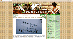 Desktop Screenshot of acaopankararu.blogspot.com