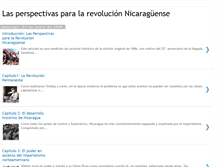 Tablet Screenshot of perspectivasrevolucionnicaraguense.blogspot.com