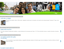 Tablet Screenshot of caminoalbarrio.blogspot.com
