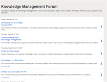 Tablet Screenshot of knowledgemanagementforum.blogspot.com