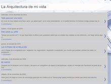 Tablet Screenshot of laarquitecturademivida.blogspot.com