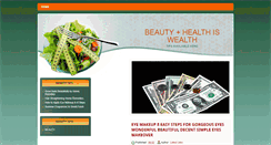 Desktop Screenshot of beautyhealth-wealth.blogspot.com