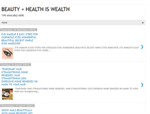 Tablet Screenshot of beautyhealth-wealth.blogspot.com