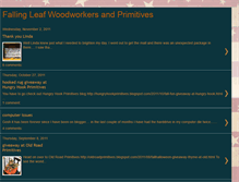 Tablet Screenshot of fallingleafwoodworkers.blogspot.com
