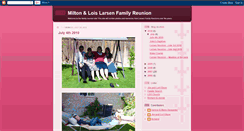 Desktop Screenshot of larsenforeverfamily.blogspot.com