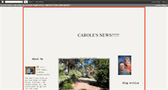 Desktop Screenshot of carolesnews-carole.blogspot.com