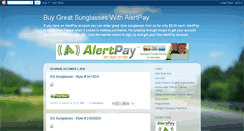 Desktop Screenshot of alertpay-sunglasses.blogspot.com