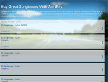 Tablet Screenshot of alertpay-sunglasses.blogspot.com