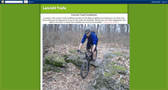 Desktop Screenshot of landahltrails.blogspot.com