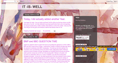 Desktop Screenshot of it-is-well.blogspot.com