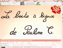 Tablet Screenshot of laboiteabijouxdepaulinec.blogspot.com