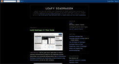 Desktop Screenshot of leafyseadragon.blogspot.com