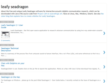Tablet Screenshot of leafyseadragon.blogspot.com