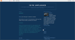 Desktop Screenshot of 1898unplugged.blogspot.com