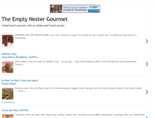 Tablet Screenshot of emptynestergourmet.blogspot.com