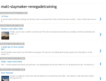Tablet Screenshot of matt-slaymaker-renegadetraining.blogspot.com