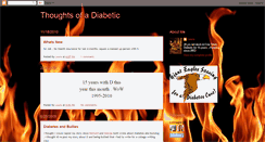 Desktop Screenshot of diabeticthoughts.blogspot.com