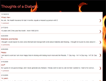 Tablet Screenshot of diabeticthoughts.blogspot.com