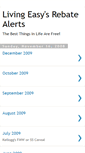 Mobile Screenshot of livingeasyrebates.blogspot.com