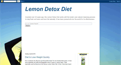 Desktop Screenshot of lemon-detox-diets.blogspot.com