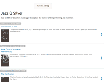 Tablet Screenshot of jazzandsilver.blogspot.com