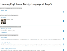 Tablet Screenshot of learningenglishatprep5.blogspot.com