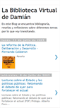 Mobile Screenshot of labibliotecadedamian.blogspot.com