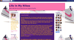 Desktop Screenshot of lifeinmynikes.blogspot.com