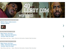 Tablet Screenshot of 40andleroy.blogspot.com