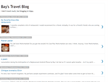 Tablet Screenshot of baystravelblog.blogspot.com