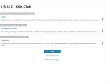 Tablet Screenshot of ibuckids.blogspot.com