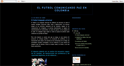 Desktop Screenshot of elfutbolcomunicandopaz.blogspot.com