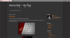 Desktop Screenshot of marcusteng.blogspot.com