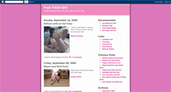 Desktop Screenshot of foot-fetish-girl.blogspot.com