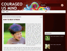 Tablet Screenshot of courageousmind.blogspot.com