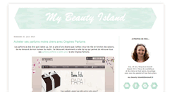 Desktop Screenshot of my-beauty-island.blogspot.com