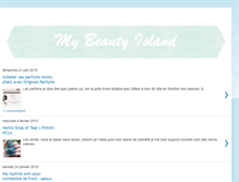 Tablet Screenshot of my-beauty-island.blogspot.com