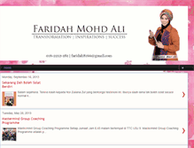 Tablet Screenshot of faridahmohdali.blogspot.com