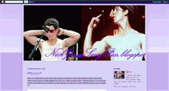 Desktop Screenshot of nickjonassexypics.blogspot.com