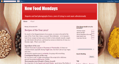 Desktop Screenshot of newfoodmondays.blogspot.com