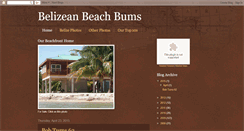 Desktop Screenshot of belizeanbeachbums.blogspot.com