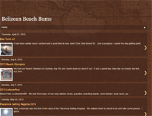 Tablet Screenshot of belizeanbeachbums.blogspot.com