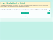Tablet Screenshot of ingyenesen.blogspot.com