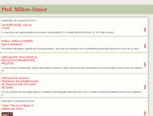 Tablet Screenshot of profmiltonjunior.blogspot.com