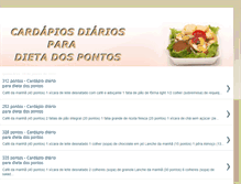 Tablet Screenshot of cardapio-dieta-pontos.blogspot.com