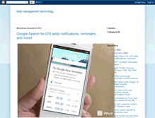 Tablet Screenshot of data-management-technology.blogspot.com