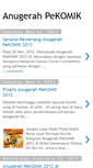 Mobile Screenshot of anugerahpekomik.blogspot.com