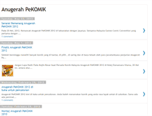 Tablet Screenshot of anugerahpekomik.blogspot.com