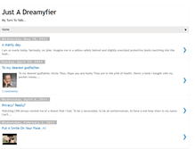 Tablet Screenshot of dreamyfier.blogspot.com