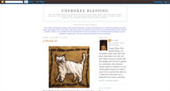 Desktop Screenshot of cherokeeblessing.blogspot.com